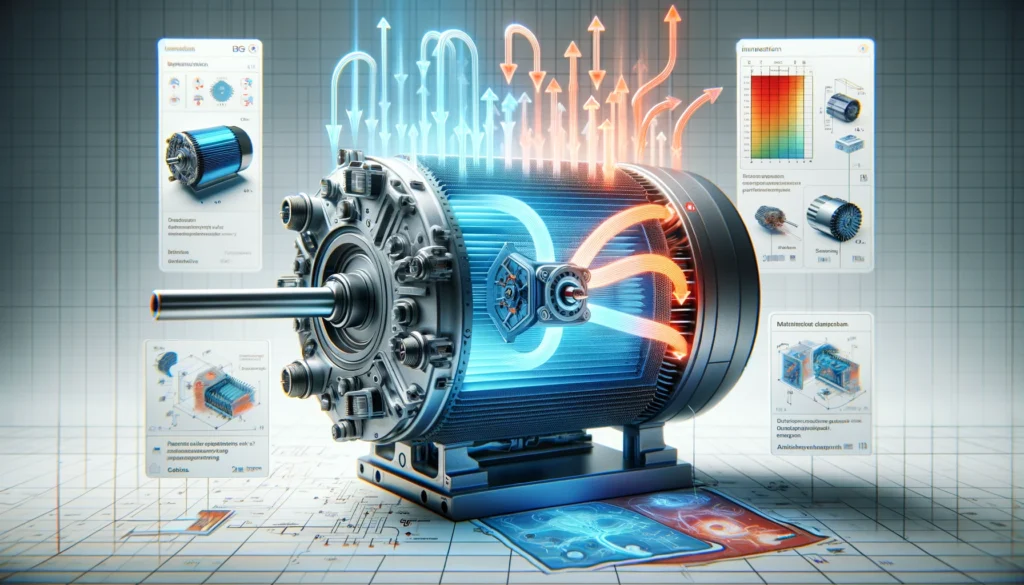 BLDC motor design with optimization with better heat dissipation