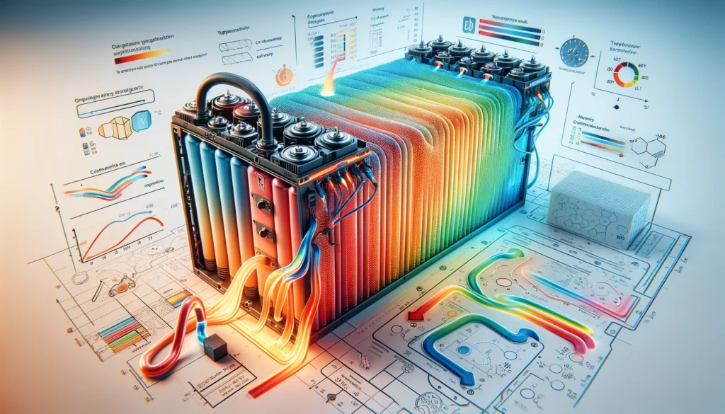 Battery pack heat transfer analysis for cluster packs of li-ion and li-polymer (2)