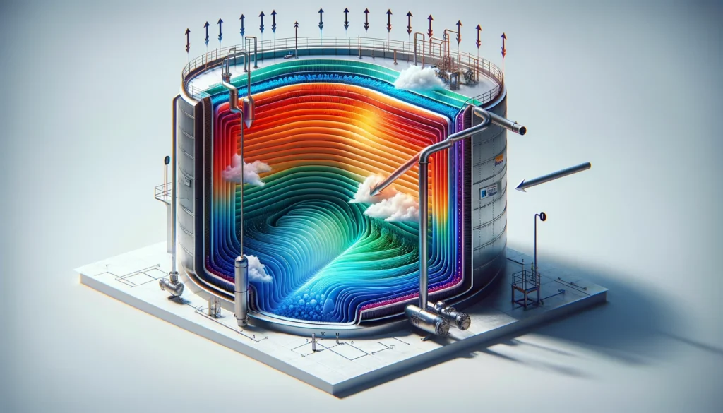 TES tank, Buffer tank transient analysis