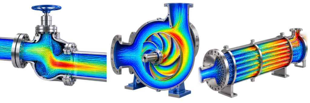 CFD Engineering Flow Visualization Composite