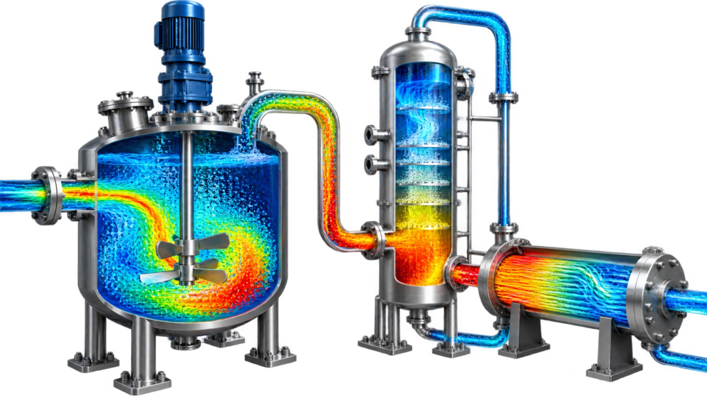 CFD Enhanced Industrial Process Plant