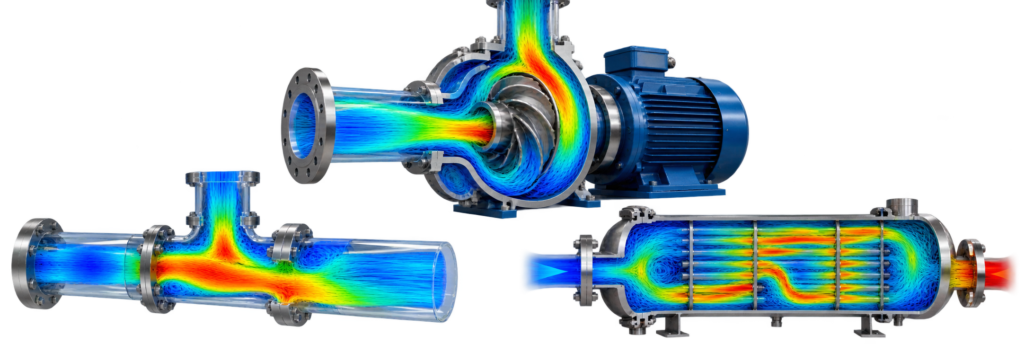 CFD Flow Across Industrial Systems