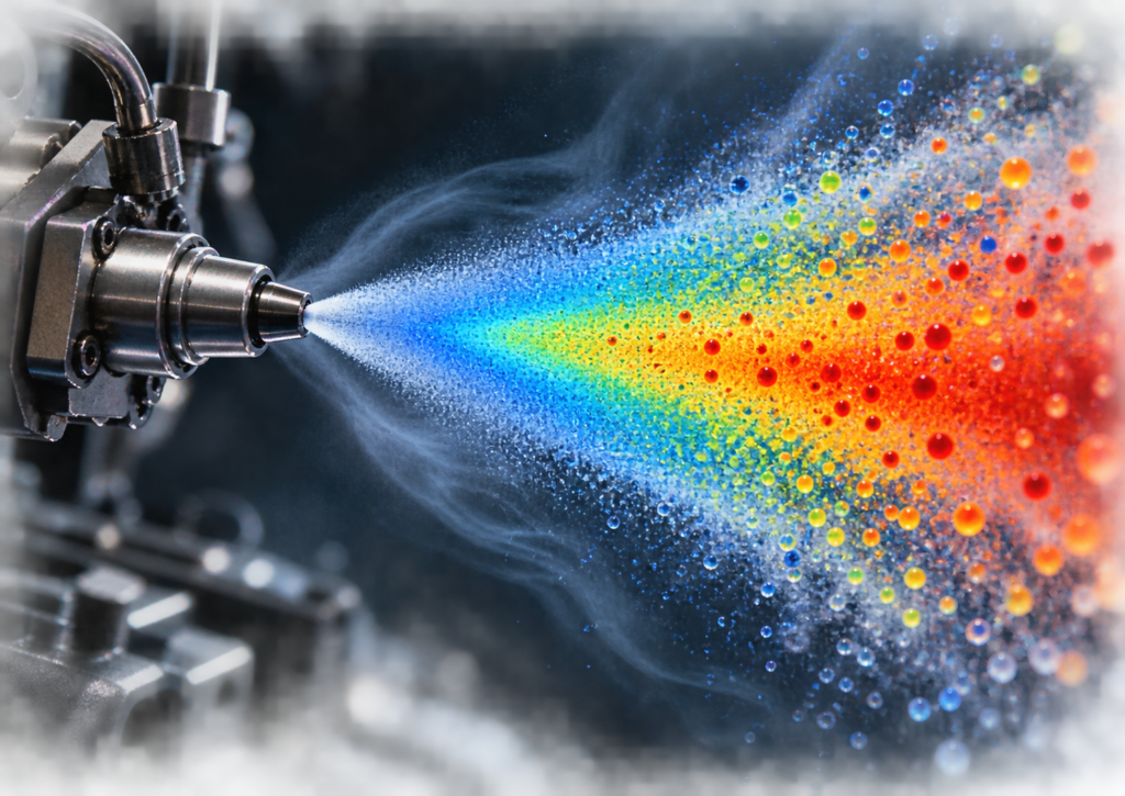 Droplet Spray Simulation 3