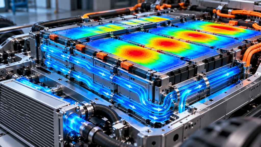 EV Battery Thermal Management Visualization