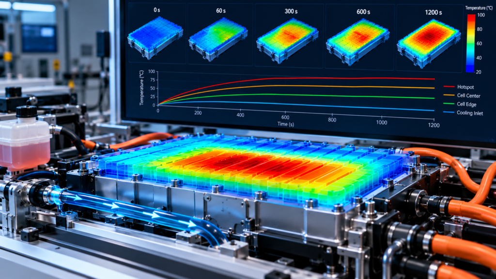EV Battery Thermal Simulation Lab