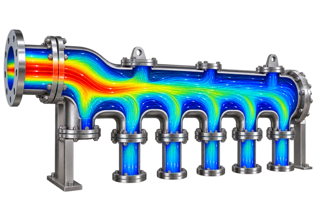 Flow Distribution Simulation 3