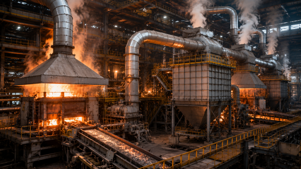 Heat Fume Process Gas Movement Analysis