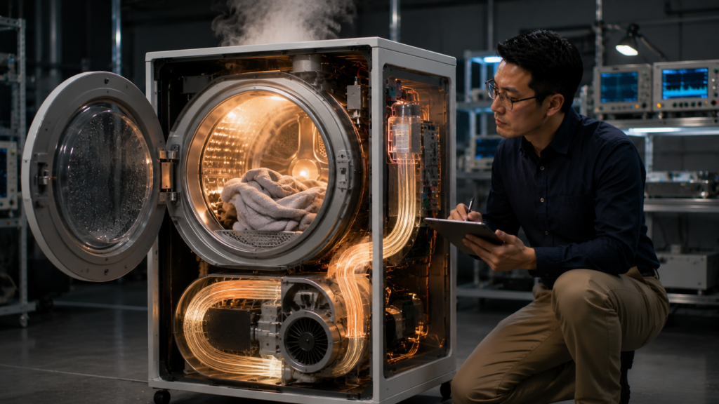 Heating Drying Steam Flow Analysis