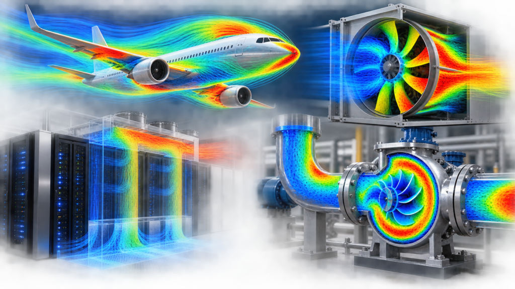 High Tech CFD Engineering Visualization