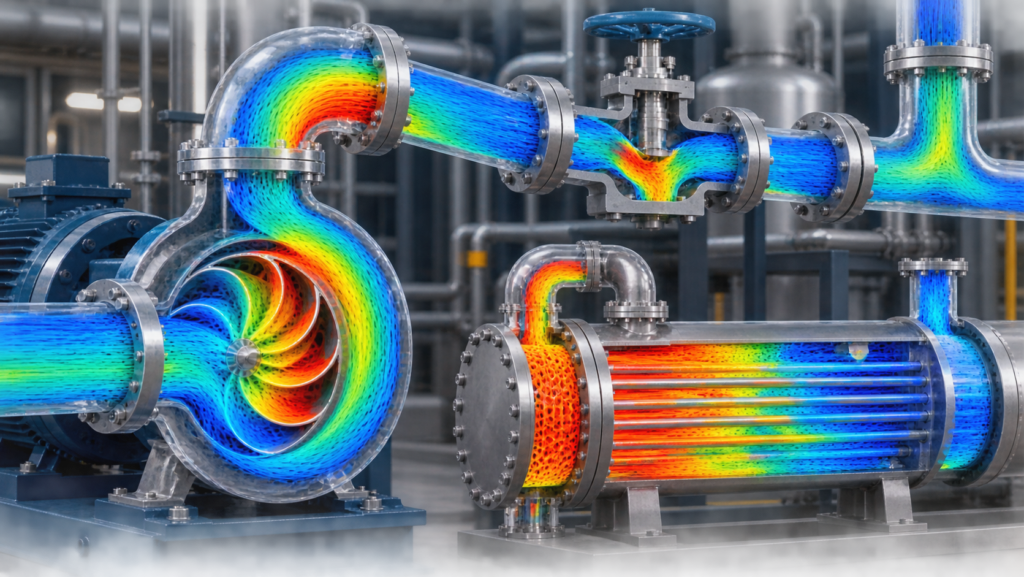 Industrial CFD Flow Visualization