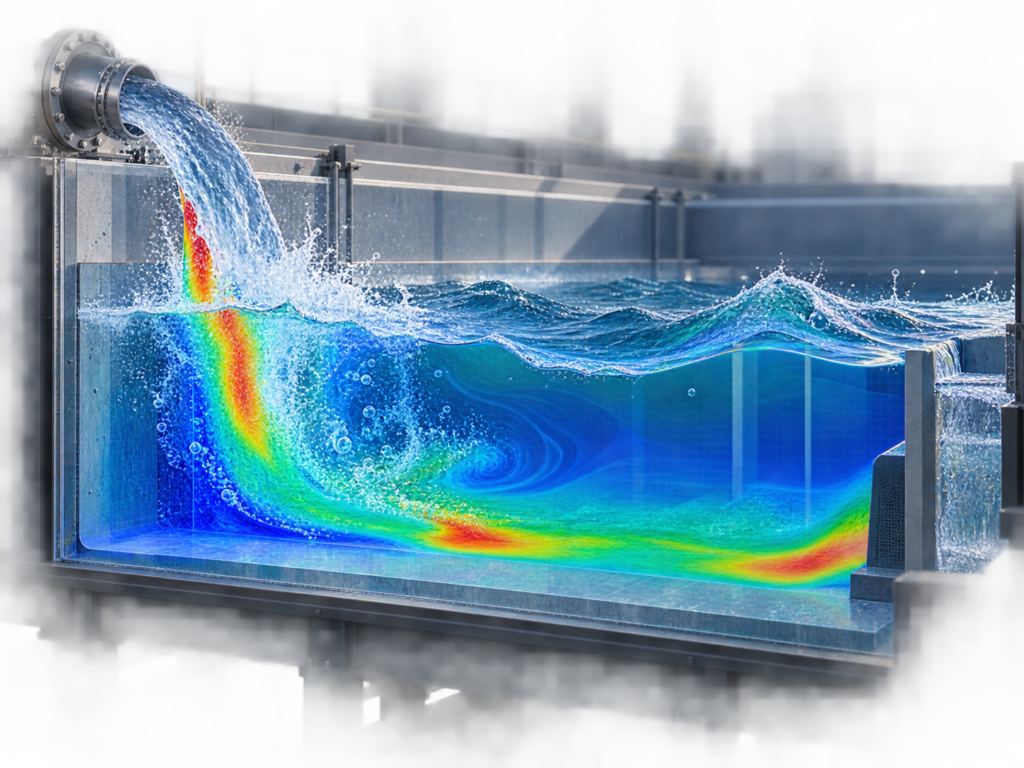 Industrial CFD Tank Flow Visualization
