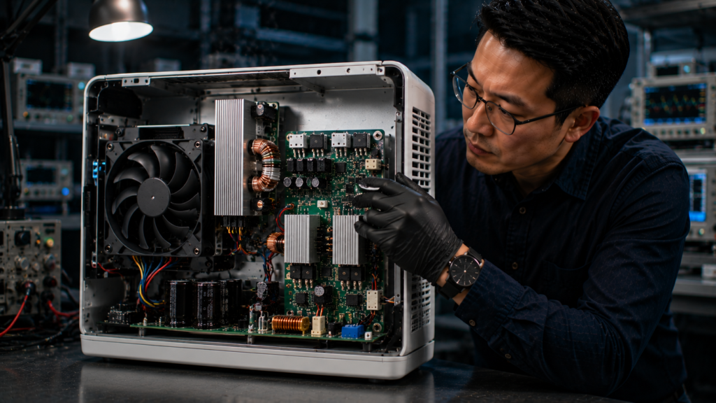 Power Electronics Control Board Cooling