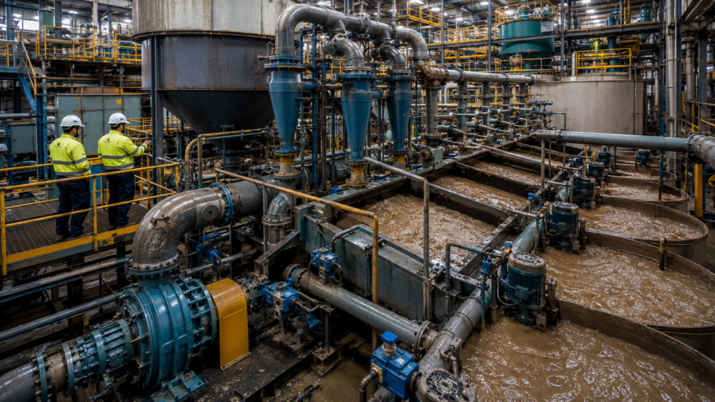 Process Equipment Transfer Point Flow Support