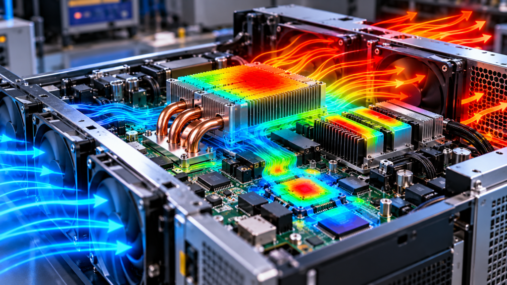 Thermal Airflow Inside a High Performance Server