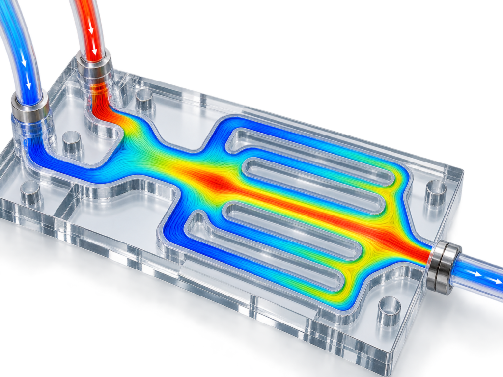 Transparent Microfluidic Laminar Flow Chip 2